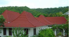 农村房屋顶改造用彩石金属瓦怎么样？